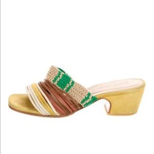 Rachel Comey colourblock slides